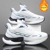 No Shoelaces, New Autumn and Winter Velvet Two Cotton Shoes, Student Sports Running Shoes
