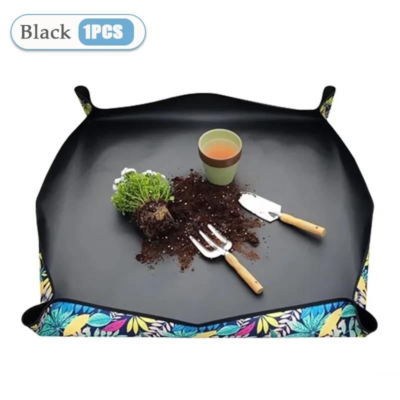 

1-8 шт. 50 см Подстилка для посадки Ткань Оксфорд Складная Водонепроницаемая Садовая подстилка для пересадки Цветочные горшки Коврики для пересадки Целлюлозный стакан для рассады
