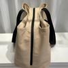 Large Capacity Oxford Cloth Tote Bag Women Lightweight Travel Handbag Casual Shoulder With Zip