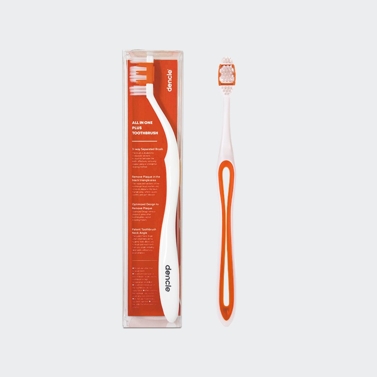 All-in-One Care Plus Toothbrush 1 Pack [Random Color]