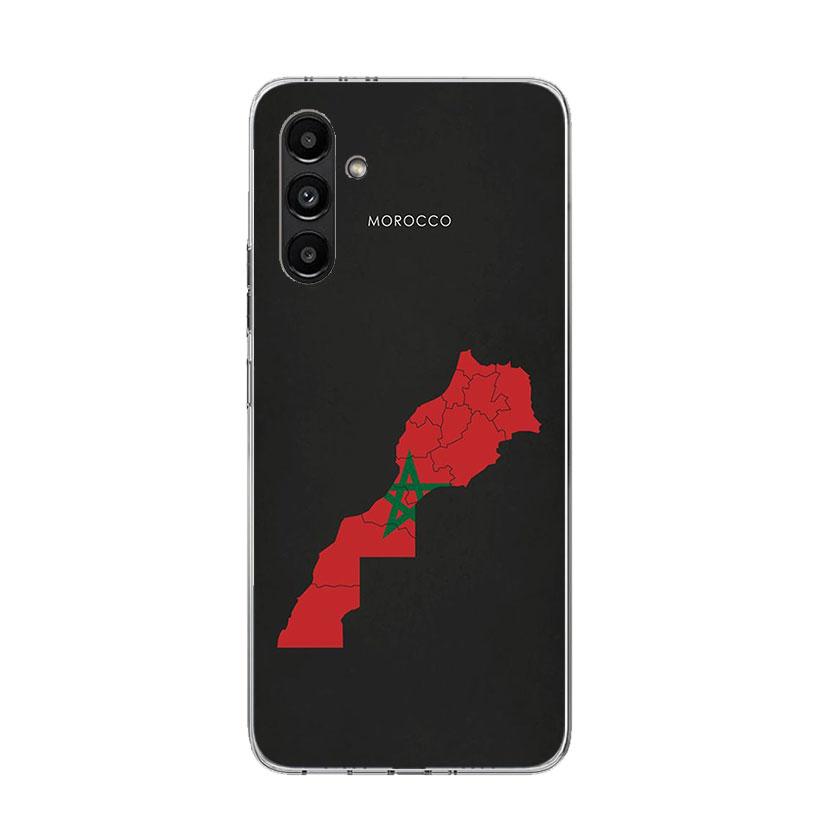 Morocco Flag Phone Case For Samsung Galaxy A16 A26 A36 A56 A15 A14 A13 A55 A54 A53 A35 A34 A33 A25 A24 A23 A05S A04S A03S