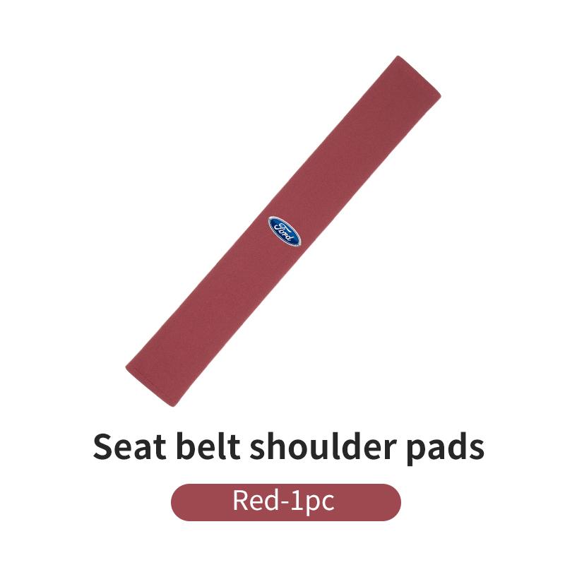 JQOZ8 Extended Suede Car Seat Belt Shoulder Pad Pressure Relief Cushion For Ford Escort KA Flex Everest KA Expedition Falcon Fusion