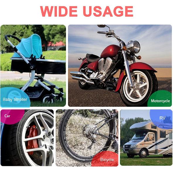 6 PCS 45 Degree 90 Degree 135 Degree Metal Valve Stem Extenders, Universal Valve Stem Extensions Compatible For Dual Wheels Passenger Cars, Stroller,