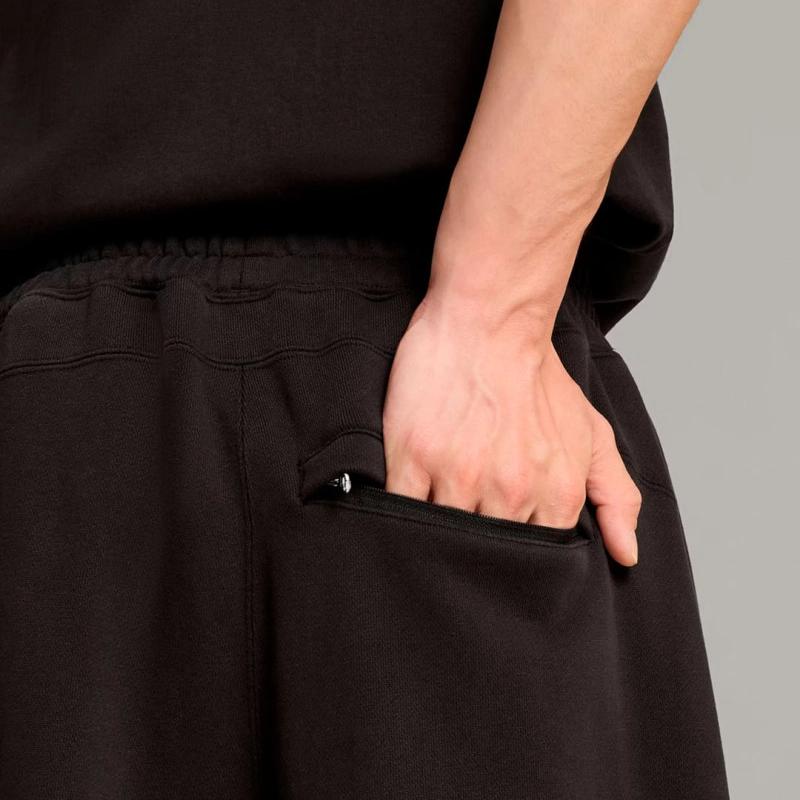 Puma X Lmc Loose Fashion Versatile Mid-Rise Knitted Sports Pants Men Bottoms Black 626564-01