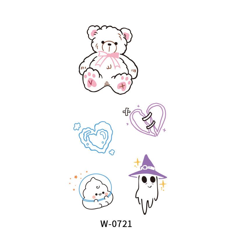 Cartoon Tattoo Sticker Disposable Tattoo Sticker Ins Waterproof Tattoo Sticker Tattoo