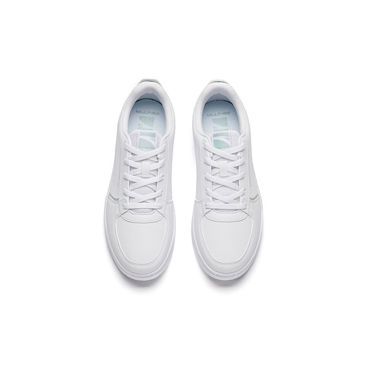 Anta Lightweight Durable Comfortable Low-Top Skate Shoes Women Sneakers White 922128009-4