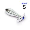 Metal Anchor‑Shaped Base Thumb Anal Plug Three Sizes Outdoor Anal Plug Outdoor Dildos Butt Plug Adult Sex Toys