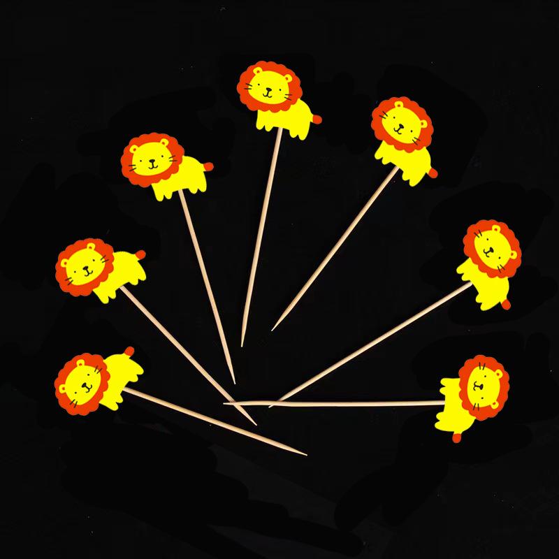 Bear-Themed Cake Topper for Carnival Party Desserts