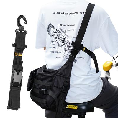 Tříbodová pomocná pevná taška přes rameno Protiskluzový popruh Stabilizační popruh batohu Pevný popruh hrudní tašky pro venkovní kempování