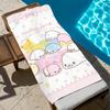 Kawaii Cartoon M-Mamegoma-a Towel Large Quick-Drying Microfiber soft Beach Towel for Travel Fitness Sauna Bathing Camping