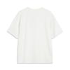 Li Ning Badfive Solid Color Breathable Versatile Loose Short Sleeve T-Shirt Men Tops Off-White AHSV019-2