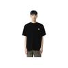 ONITSUKA TIGER Comfortable Versatile Fashion Round Neck Breathable Logo Print Short Sleeve T-Shirt Unisex Tops Black 2183B031-001