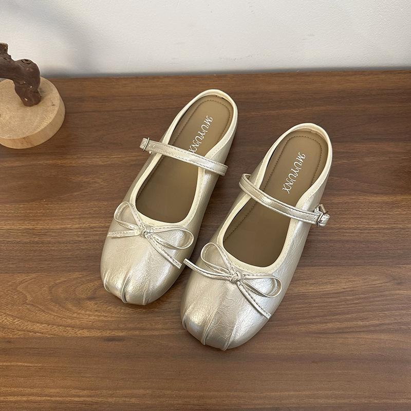 

Fashion and leisure niche Birkenstock colored half slippers women s summer retro sandals lazy pedal bag head muller slippers 35