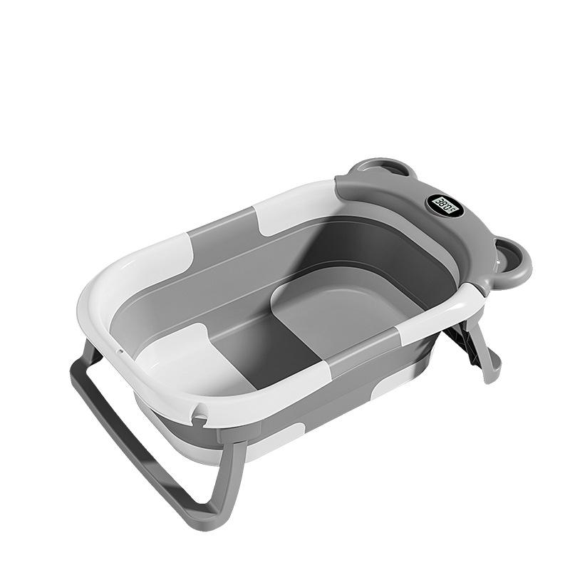 Silikon Baby Nehmen Bad Badewanne Rutschfeste Fuß Bad Eimer Klapp Badezimmer