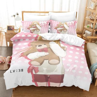Meine Liebesgeschichte mit Yamada-kun auf Lv999 Bettwäsche-Set Einzelbett Twin Full Queen King Size Bettset Erwachsener Kind Schlafzimmer Bettbezug-Sets