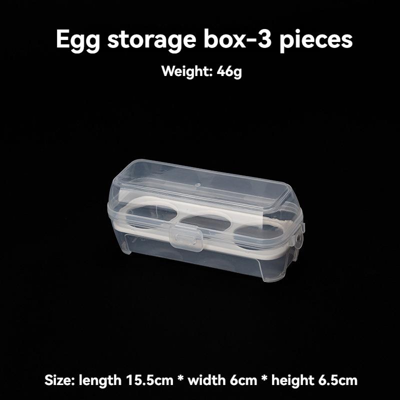 Egg Box Transparen Storage Box Outdoor Shockproof Portable Camping Shatterproof Egg Tray Home Protection Box Travel Shatterproof
