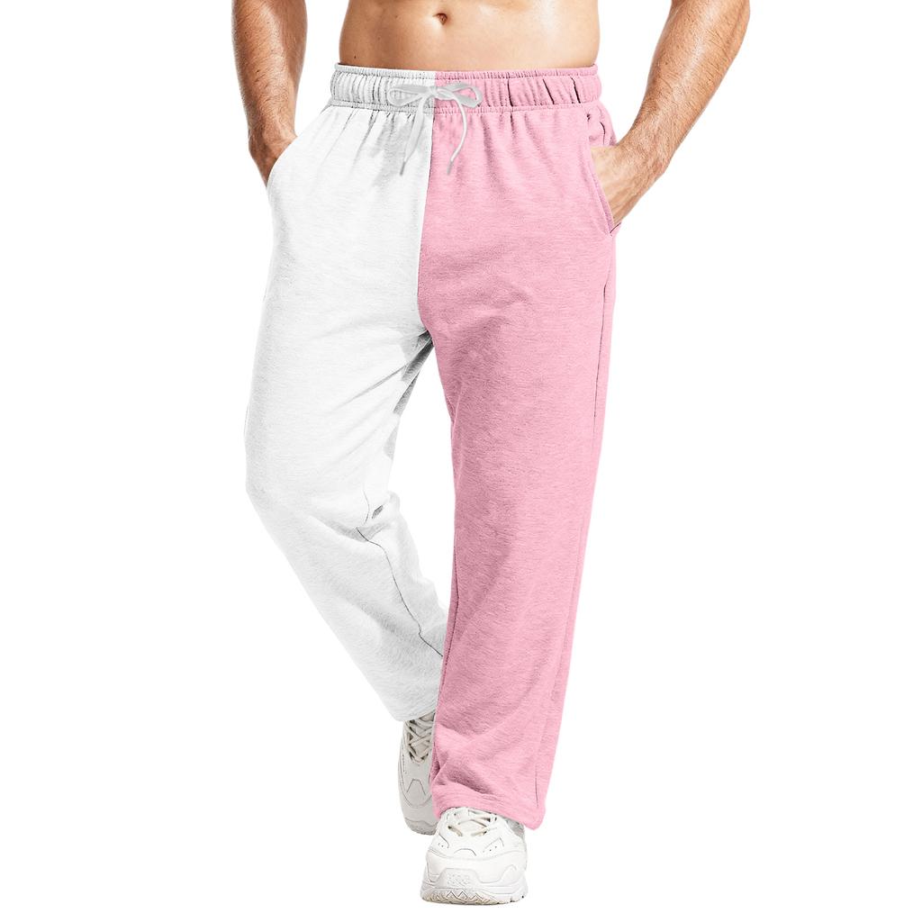 Men's Relaxed-Fit Casual Sweatpants With Stretch Waistband And Drawstring Yoga Pants
