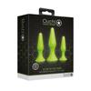 Glow-in-the-Dark Butt Plug Set Ouch! by shots
