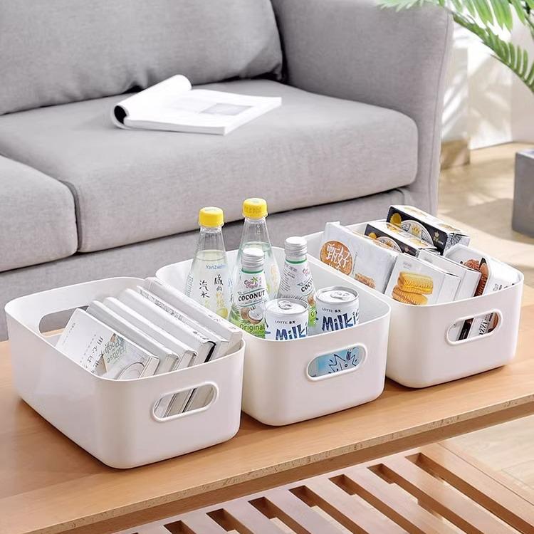 Boîte de rangement en plastique de style japonais pour vêtements, cosmétiques et divers