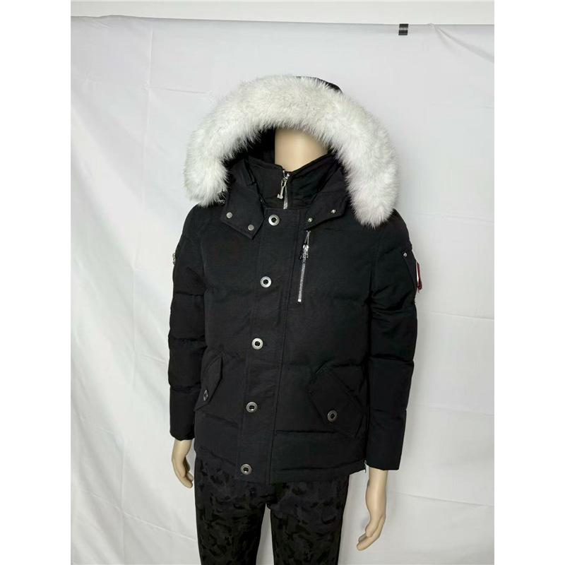3Q Kleine Schere Winter Daunenjacke mit Fuchsfellkragen - Herrenmodell 06 / Damenmodell 05