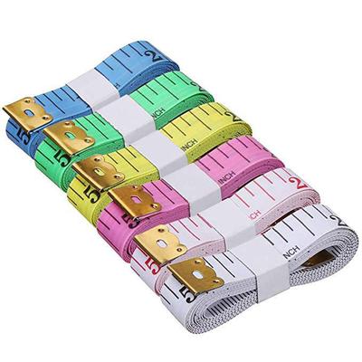 1.5m Random Arbitrary Color Plastic Cm Meter Sewing Tailor Tape Measuring Size Of Soft Flat Ruler Jewelry Measuring Tools