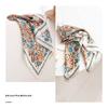 French cashew flower 53cm mulberry silk small square women's spring and summer scarf decorative scarf high-end silk scarf neck