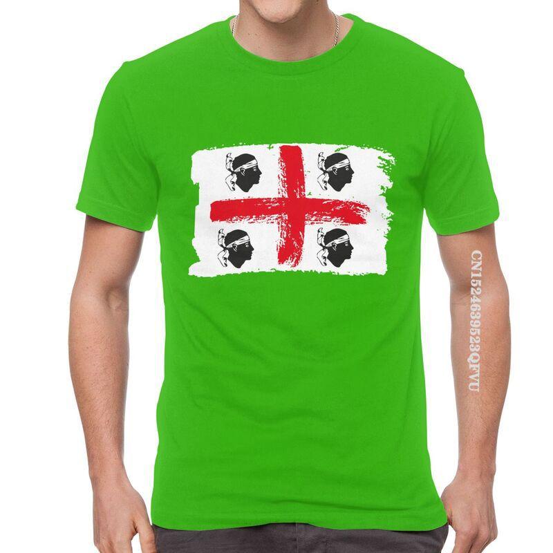 Sardinia Sardegna Flag Italy T Shirts Funny Italian Pride Tshirt Hip Hop T Shirt Men Oversized Tee Harajuku Fast Shipping