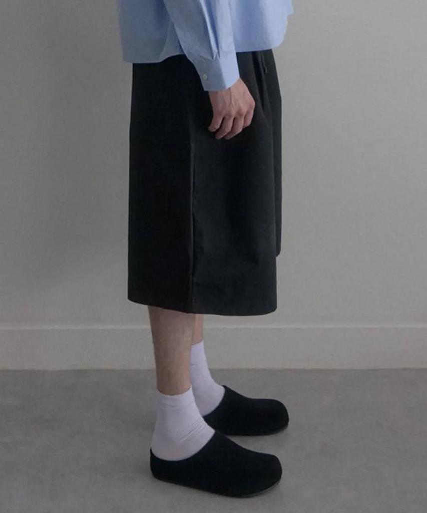 HUKE Skate Belt Bermuda Shorts (Black)