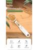 Digital Measuring Spoon Scale for Kitchen Ingredients, Small Electronic Food Scale, White