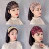 Elastischer Turban Kopfbedeckung Perlen Spitze Stirnband Gesicht Waschen Abdeckung Weißes Haarband Mode Stretch Damen Kopfumwicklung für Tanz Biker