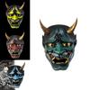 Bunte und furchterregende Hannya Harz Teufelsmaske für Halloween und Cosplay-Veranstaltungen