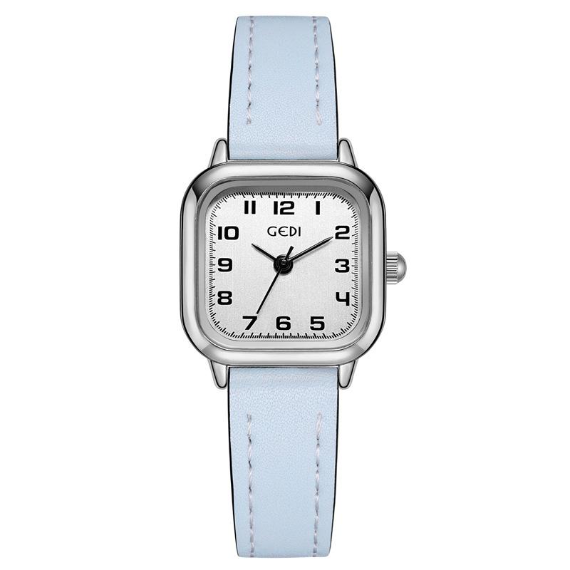 Exquisite Small Square Watch Women'S Simple Belt Watch Niche Square Small Dial Quartz Watch