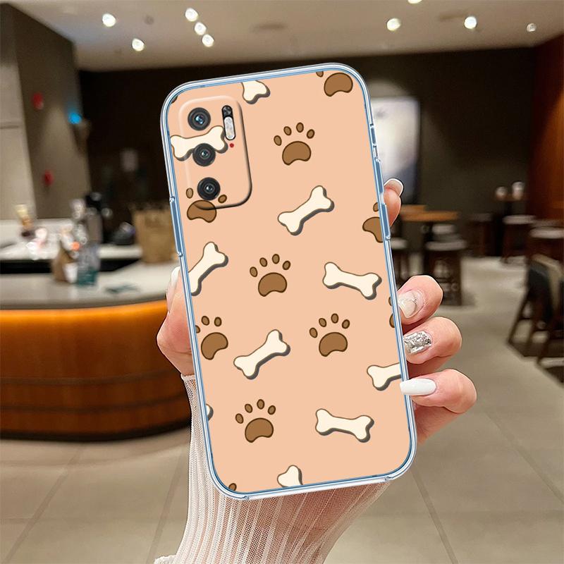 NH19 dog footprint Paw Phone Case for Motorola Moto G10 G20 G30 G31 G32 G34 G35 G41 G42 G50 G51 G52 G55 G60 G60S G62 G71 G72 G75