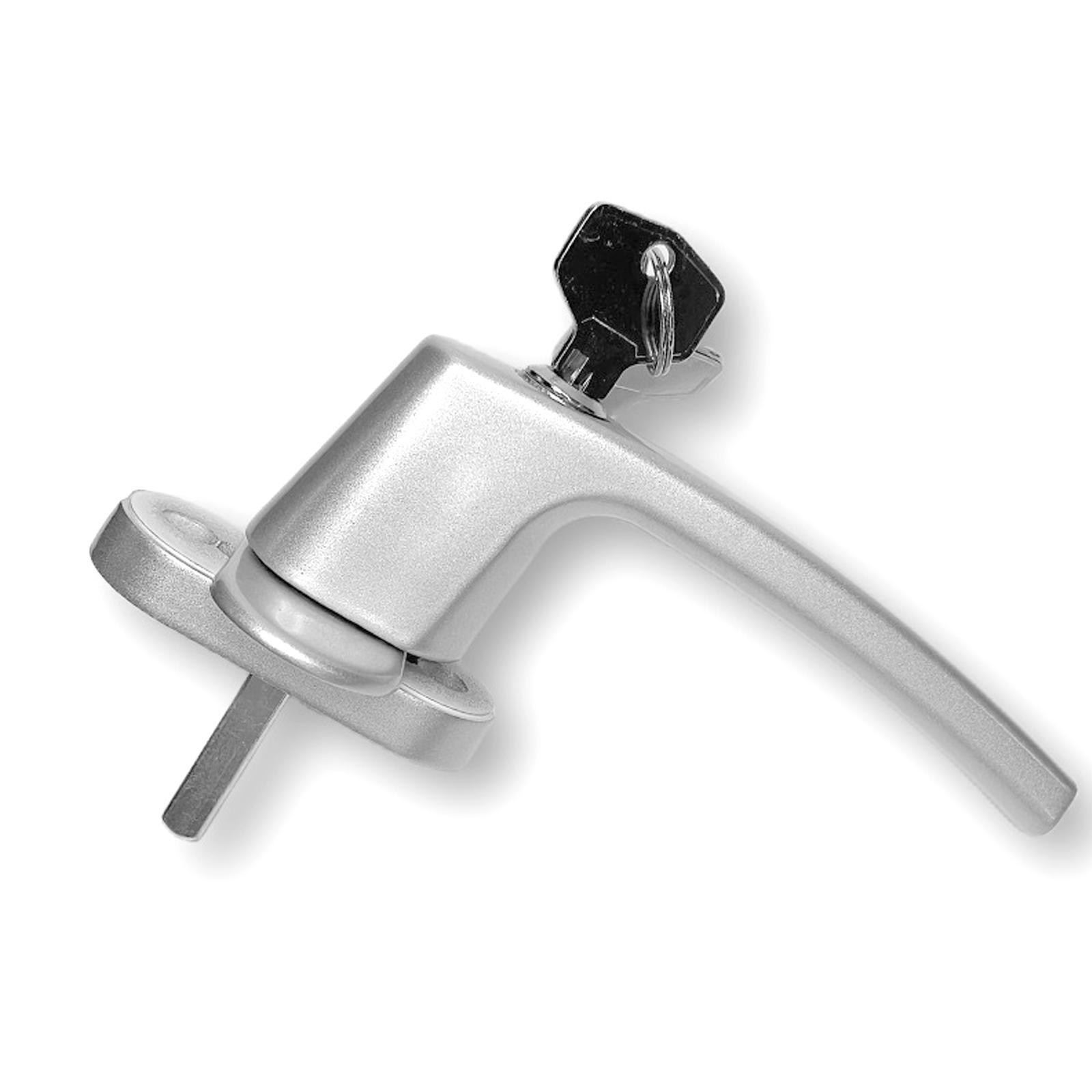 

Надежные алюминиевые оконные рычажные замки комплект Защита от детей с уникальными ключами Оконные ручки с замком Простая установка для безопасности