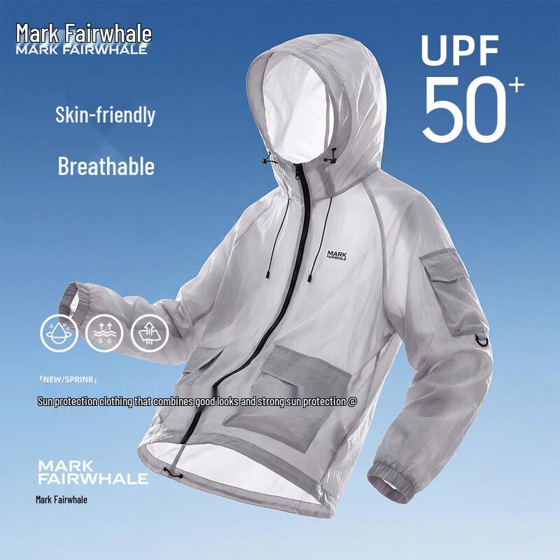 MARK FAIRWHALE Men s UPF50+ Sun Protection Hoodie M