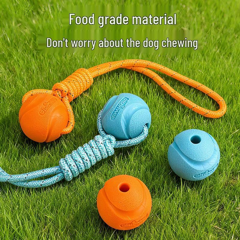 Eisenwill Elastic Dog Chew Rope Knot Ball - Teething & Interactive Training Toy