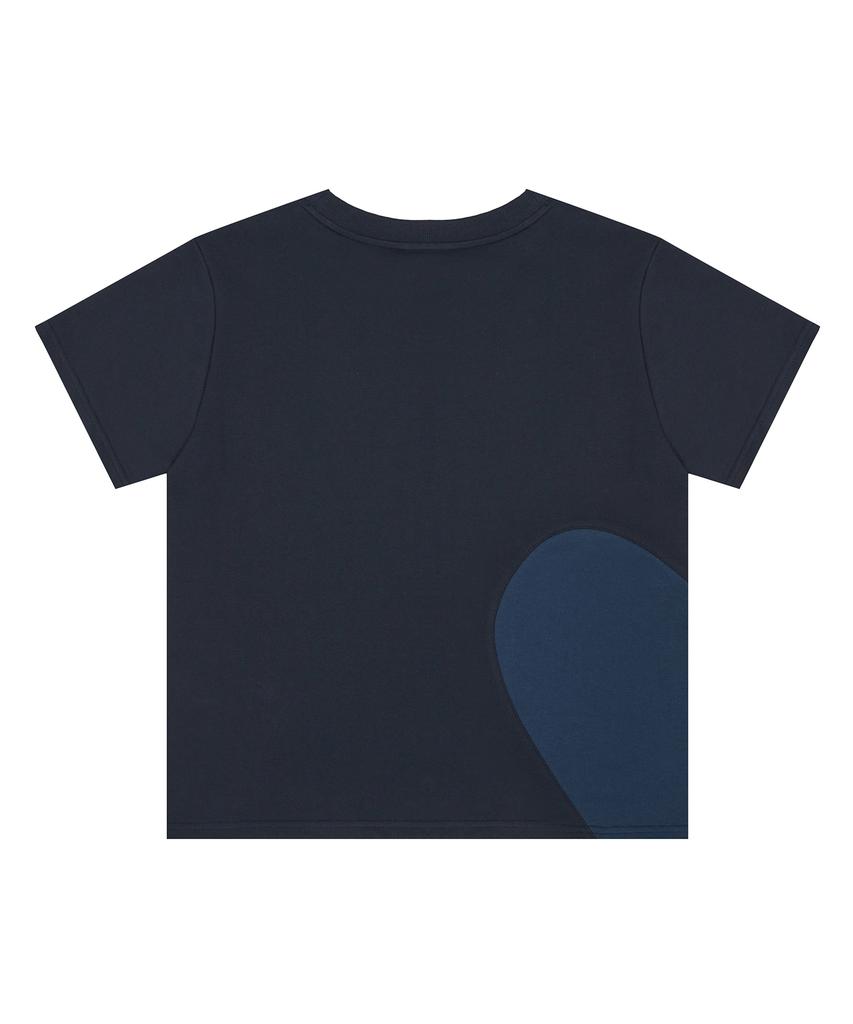 LUVISTRUE Basic Heart Set Up_Top(Navy)