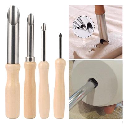 DIY Molding Engrave Cutter Pottery Clay Sculpture Tools Craft Ceramic Hole for