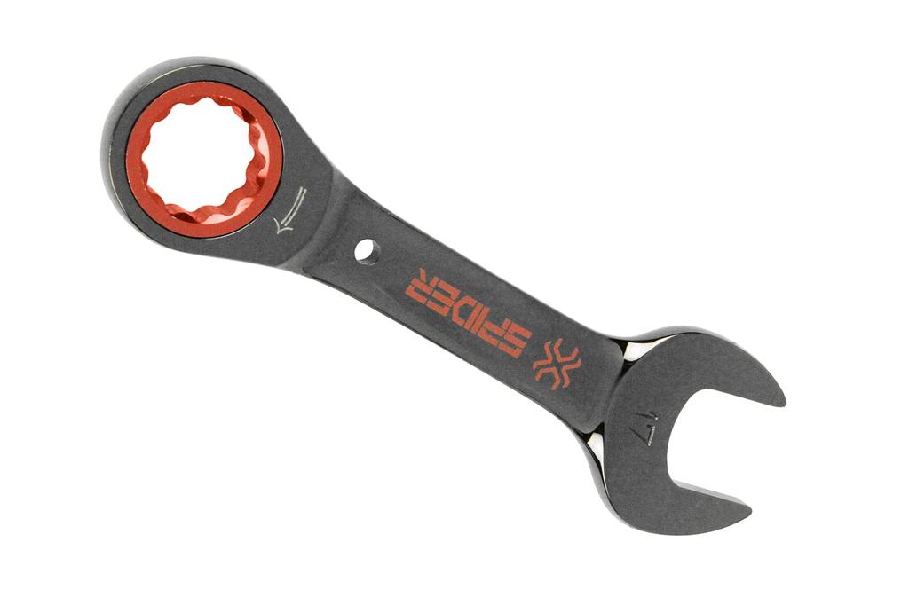 SK11 SPIDER Short Ratchet Wrench 17mm SPG-G17S