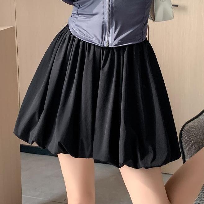 Women's Summer High-Waist Pleated Skort - Slimming, Girly Style, New Arrival