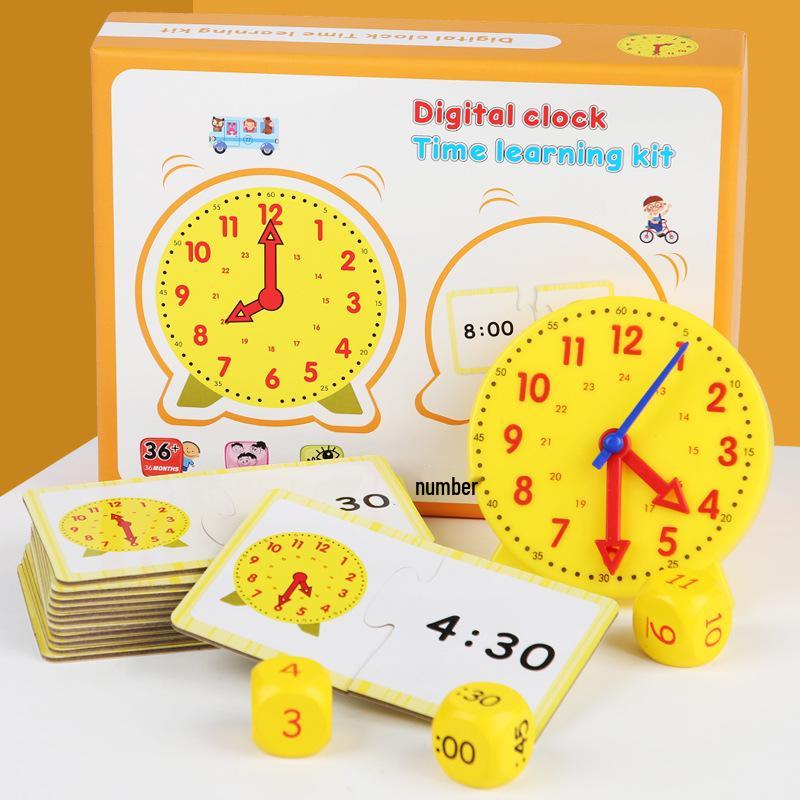 First Grade Clock for Early Childhood Time Recognition and Learning