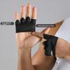 1Pair Breathable Anti-Slip Workout Gloves Four Finger Hand Palm Protector  Heavy Duty Accessory
