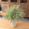 2 Pcs Artificial Green Grass Stems Realistic Fake Greenery Branch for DIY Vase Floral Arrangement Wedding Party Home Dining Table Centerpiece