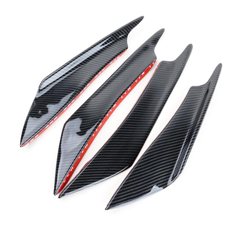 Spoiler universal pentru bara de protecție față pentru motocicletă, separator de aripi, kit lateral de ornamente Canards Valence Chin pentru motocicleta Yamaha și