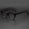 Cat Eyes Acetate Glasses Frame for Women Prescription Myopia Eyeglasses Frame Women Retro Luxury Brand Designer Spectacles