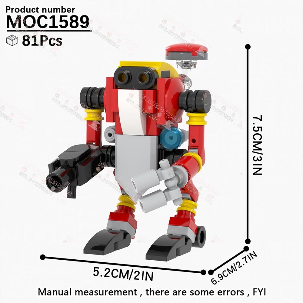 Seria Jocuri MOC Ariciul Albastru Blocuri de Construcție Robot de Curse Creativ Model Personaj Cap Pătrat Cărămizi DIY Jucării Cadou Pentru Copii