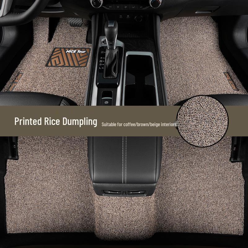 Anti-slip, Wear-resistant, Waterproof Coil Floor Mats for Xiaopeng MONAM03 2024-2025 Models - Durable and Car-specific.