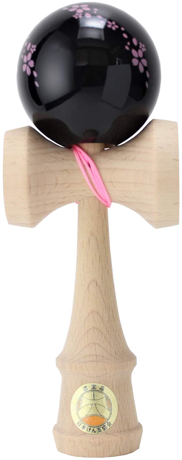 

New Japan Kendama Association Certified Competition Kendama Sakura Made in Japan Ozora Black, (OZORA KENDAMA)