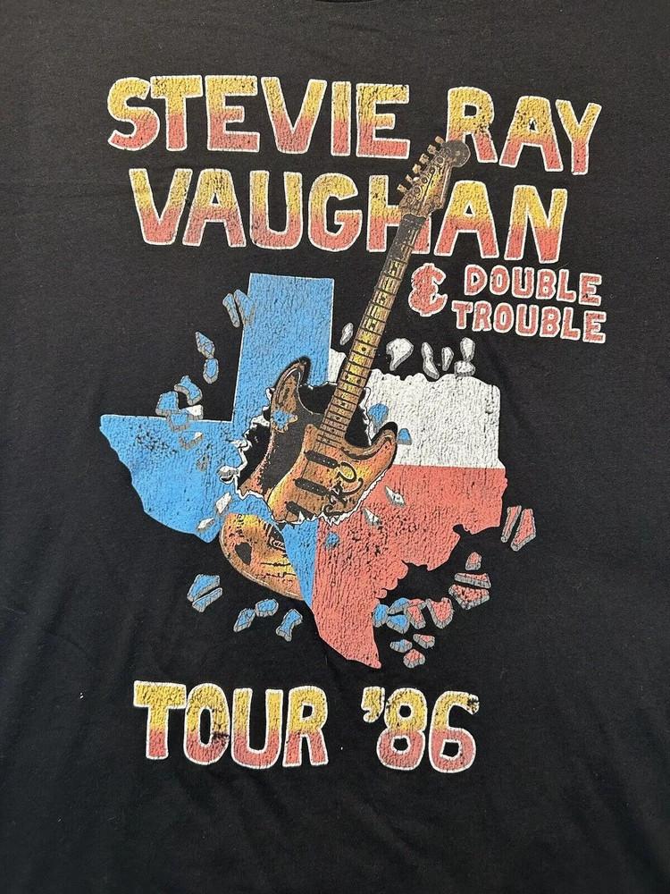 Stevie Ray Vaughan & Double Trouble Tour ‘86 Shirt Goodie Two DO176 Unisex T-Shirt S
