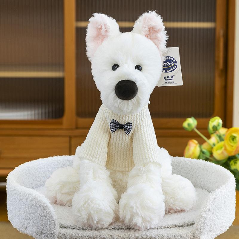 Cat Plush Toy Little Fox Desk Pendulum Cute Pet Lop Ear Dog Home Ornament